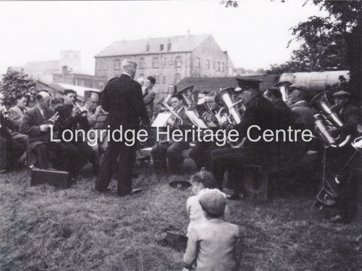240BB -  - Longridge Band - At Towneley gardens - Unknown